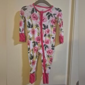 Rose 0-3 Month Little Sleepies